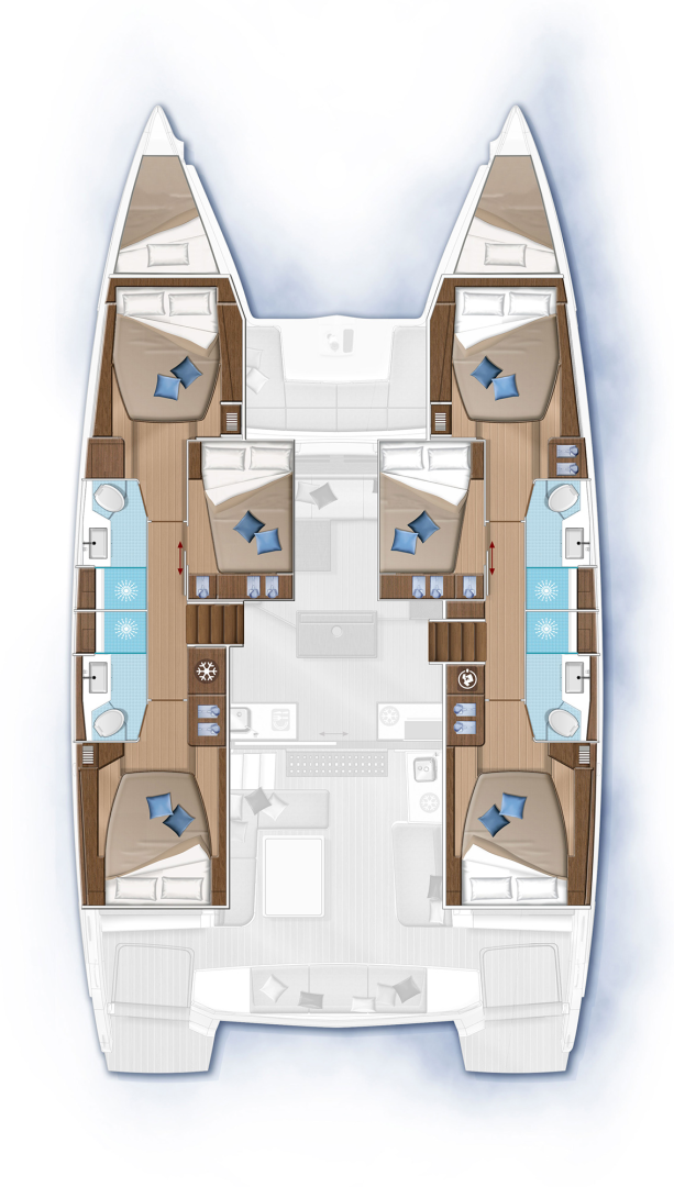 Yacht charter Gouvia - Lagoon Lagoon 50 on SamBoat