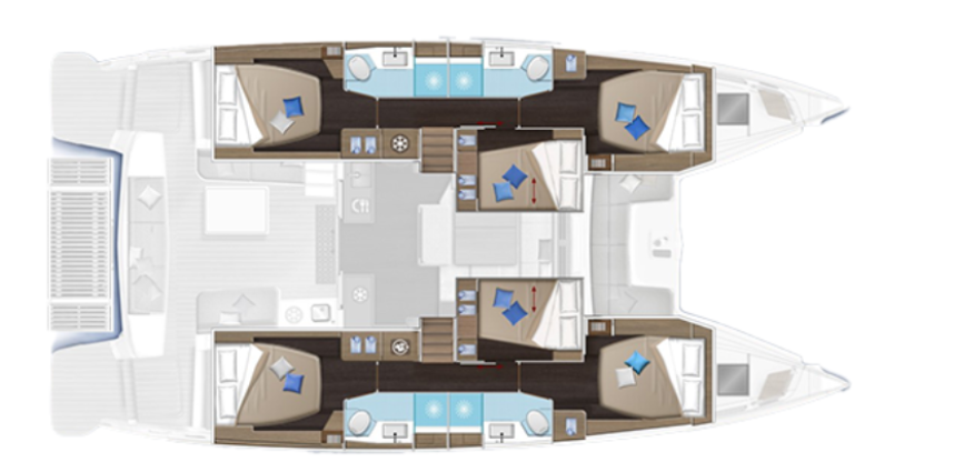 Hire Catamaran Lagoon with a boat licence