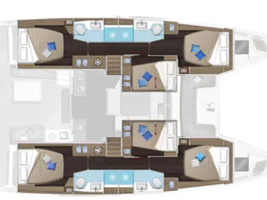 Hire Catamaran Lagoon with a boat licence