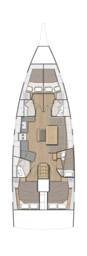 Sailboat hire in Gouvia - Bénéteau Oceanis 46.1