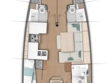 Yacht charter Gouvia - Jeanneau Sun Odyssey 490 on SamBoat