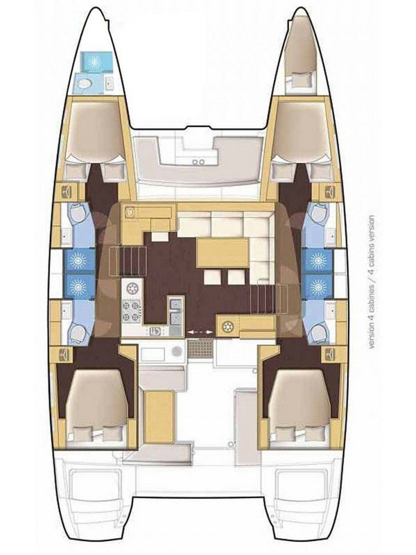 Catamaran to hire Kaštela at the best price