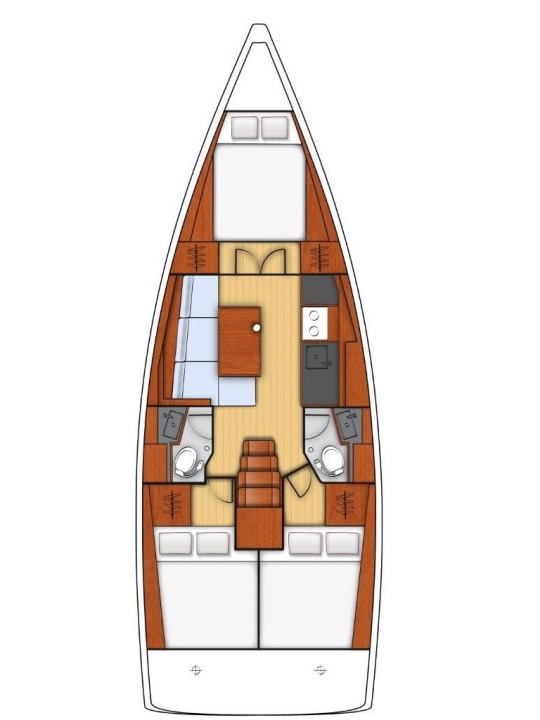 Hire Sailboat Bénéteau with a boat licence