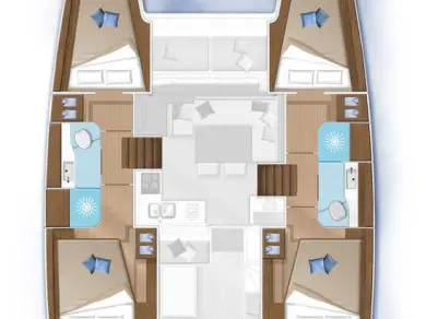 Hire Catamaran with or without skipper Lagoon Seget Donji