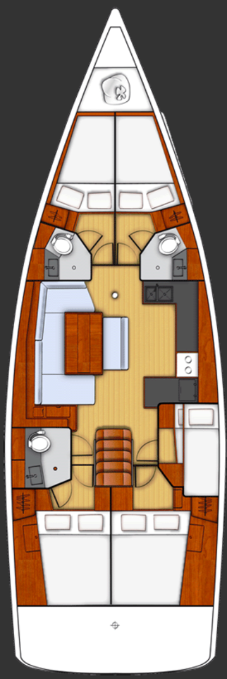 Yacht hire Lávrio cheap Oceanis 48