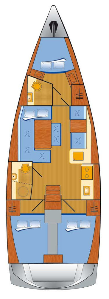 Dufour Dufour 412 Grand Large charter bareboat or skippered in  Pula