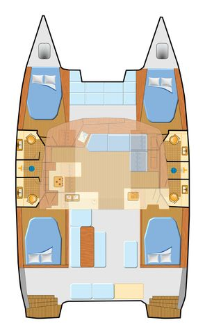 Catamaran hire in Rogoznica - Fountaine Pajot Astrea 42