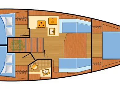 Sailboat hire in Rogoznica - Bénéteau Oceanis 38.1