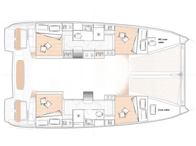 Catamaran to hire Lygia at the best price