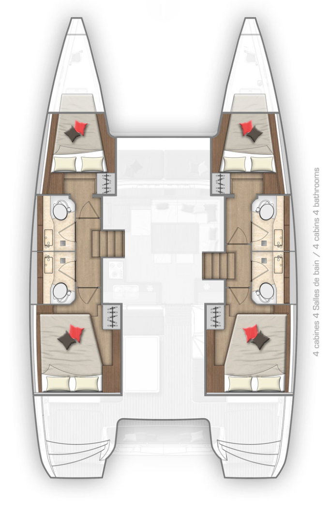 Hire Catamaran Lagoon with a boat licence