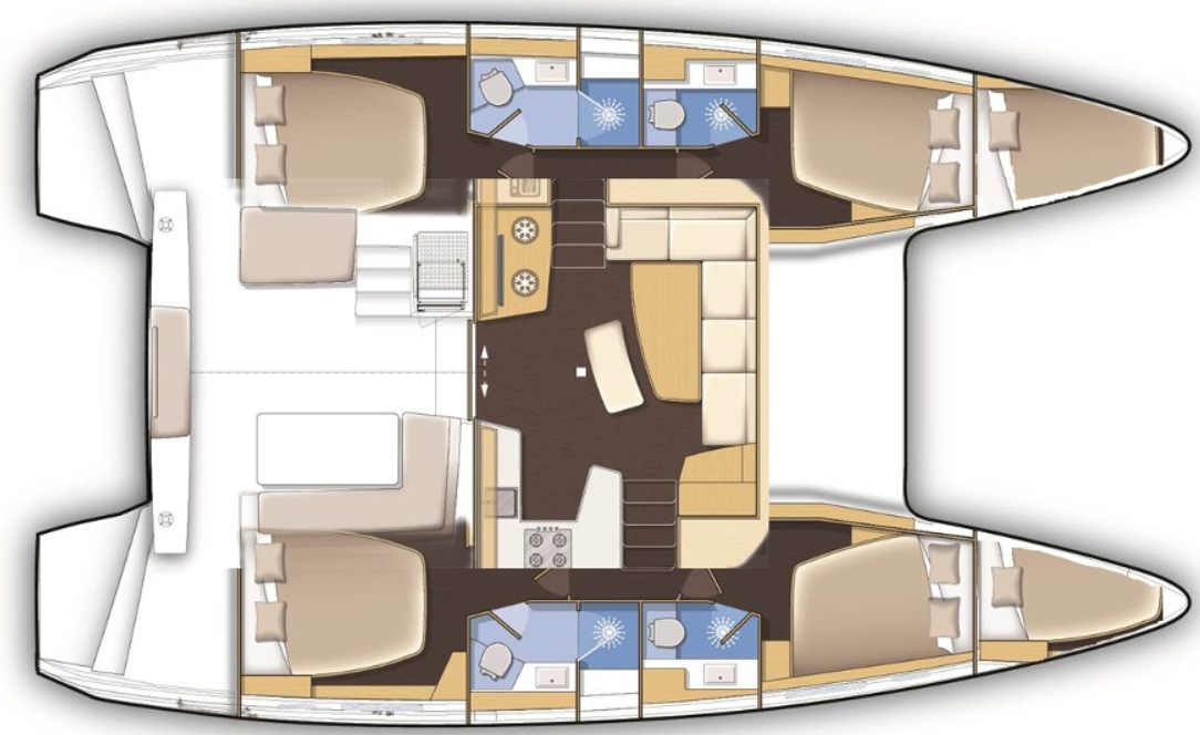 Yacht charter Lefkáda - Lagoon Lagoon 42 on SamBoat