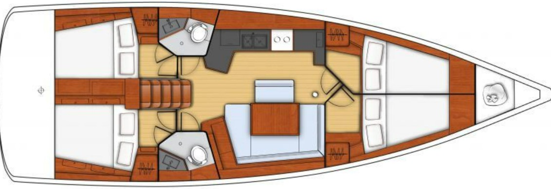 Charter a Bénéteau Oceanis 45 in Pálairos on Samboat