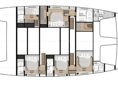 Yacht hire Lefkáda cheap Sunreef 60
