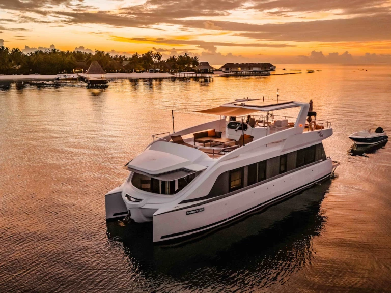  Overblue 54 charter bareboat or skippered in  Malé