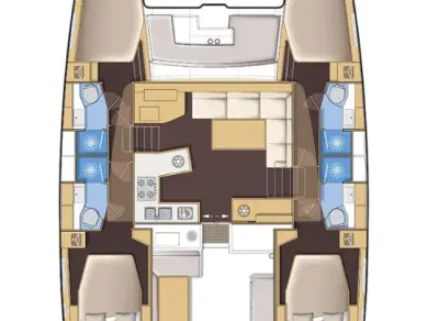 Yacht hire Primošten cheap Lagoon 450 F