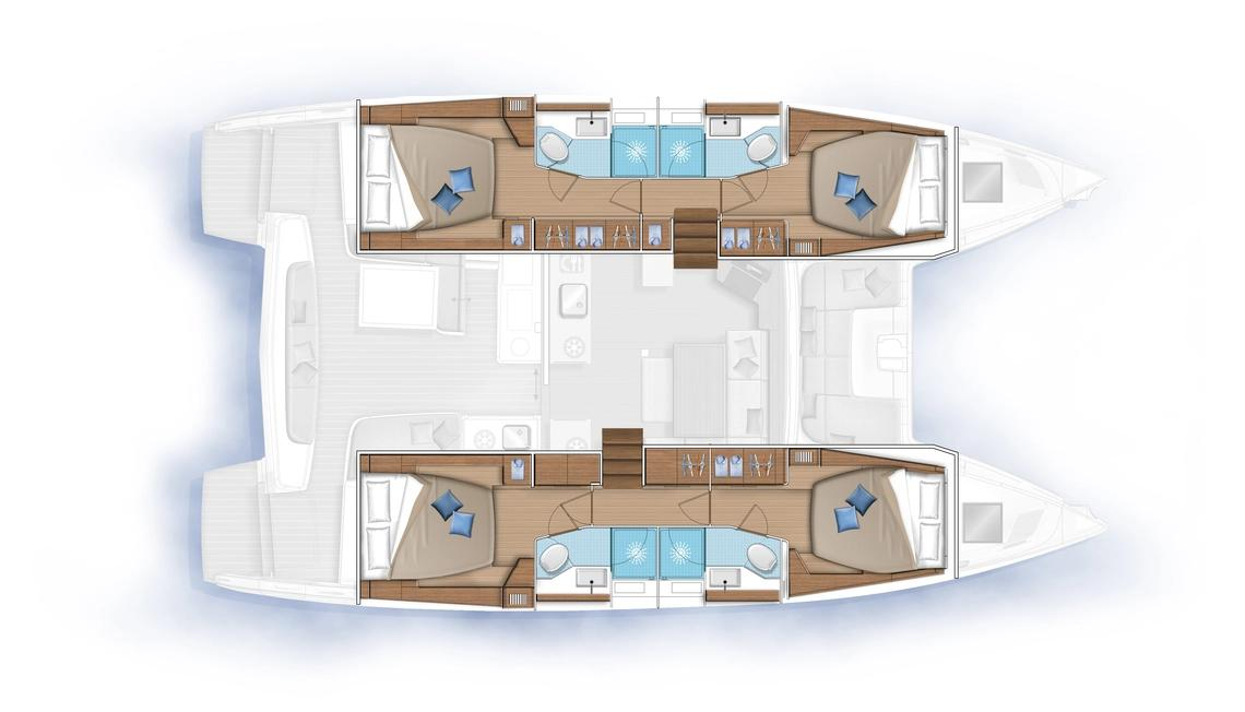 Hire Catamaran with or without skipper Lagoon Primošten
