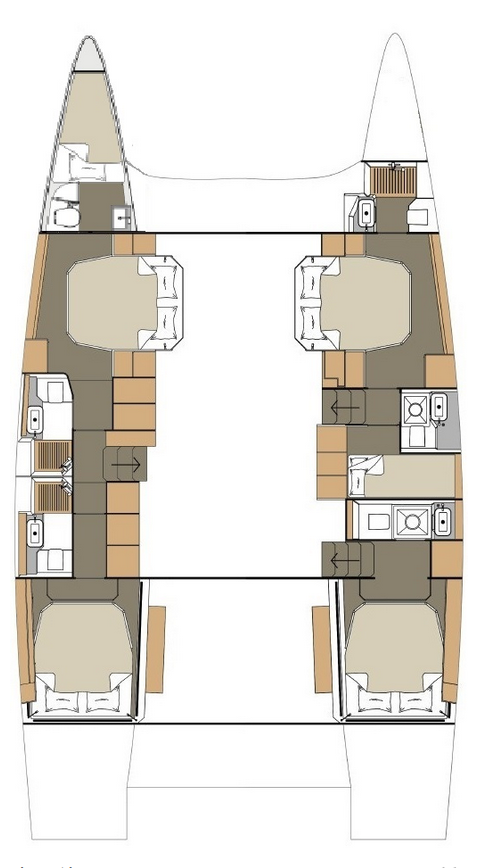 Catamaran hire in Primošten - Dufour Dufour Catamarans 48 Sail
