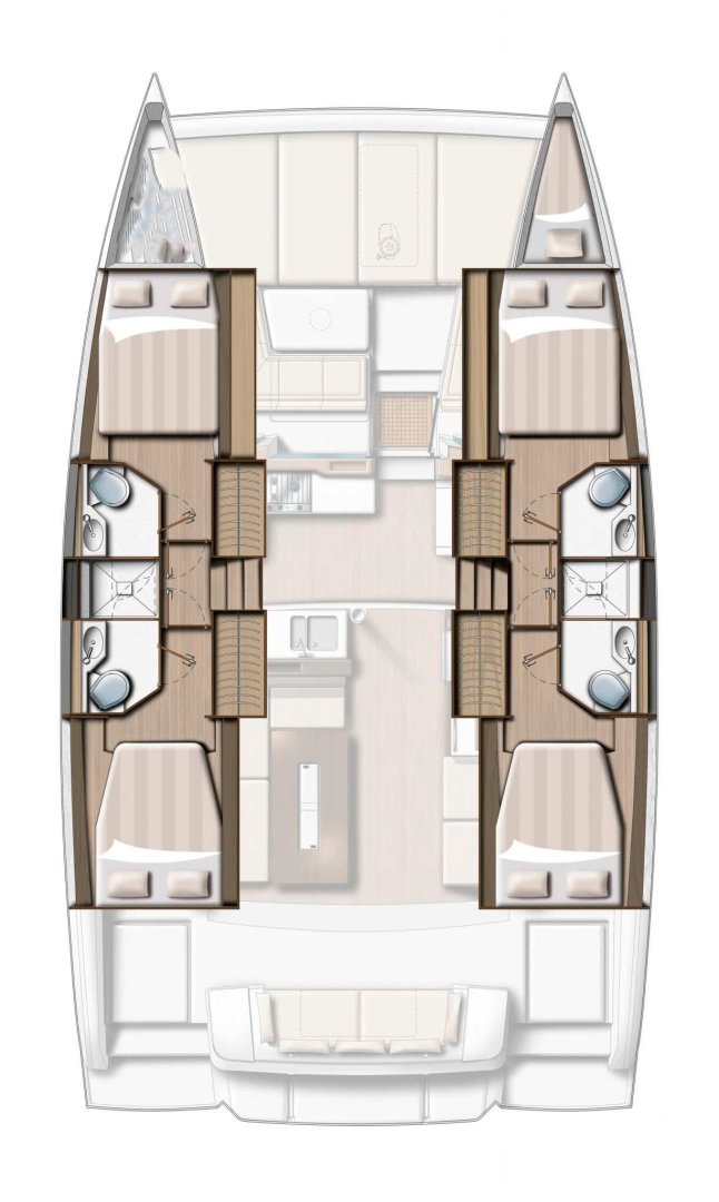 Hire Catamaran with or without skipper Bali Biograd na Moru
