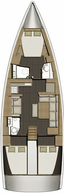 Dufour Dufour 460 Grand Large charter bareboat or skippered in  Šibenik