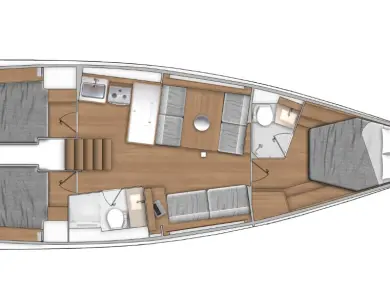 Hire Sailboat with or without skipper Bénéteau Split