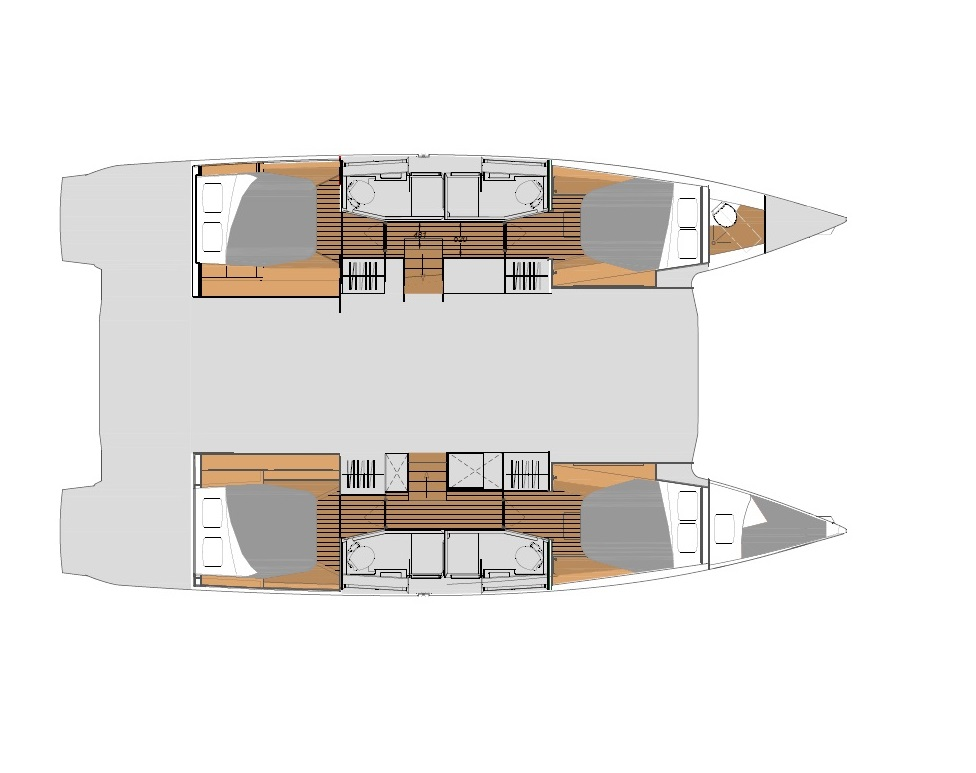 Hire Catamaran Fountaine Pajot with a boat licence