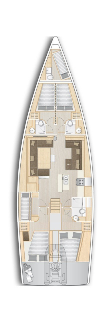 Hire Sailboat with or without skipper Hanse Trogir
