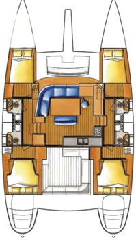 Hire Catamaran with or without skipper Lagoon Šibenik