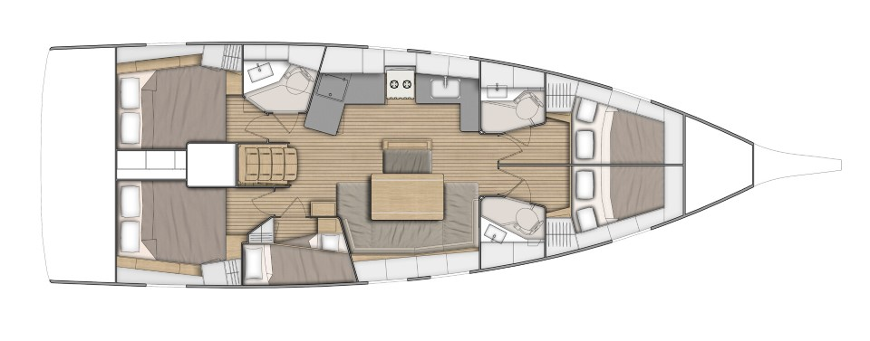 Yacht charter Split - Bénéteau Oceanis 46.1 on SamBoat