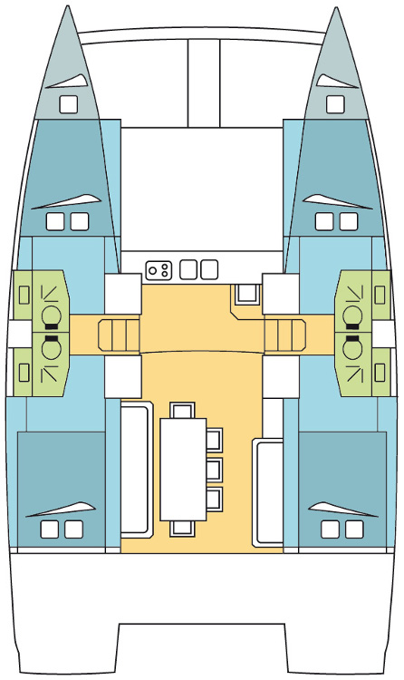 Bali Bali 4.0 charter bareboat or skippered in  Órmos Keramotís