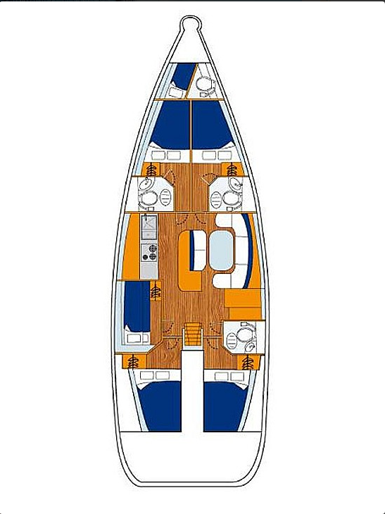 Sailboat hire in Néa Péramos - Bénéteau Cyclades 50.5
