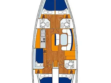 Sailboat hire in Néa Péramos - Bénéteau Cyclades 50.5