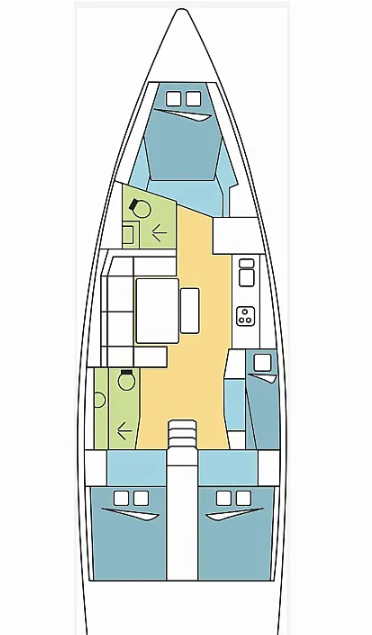 Hire Sailboat with or without skipper Dufour Ávdira