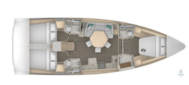 Hire Sailboat Dufour with a boat licence