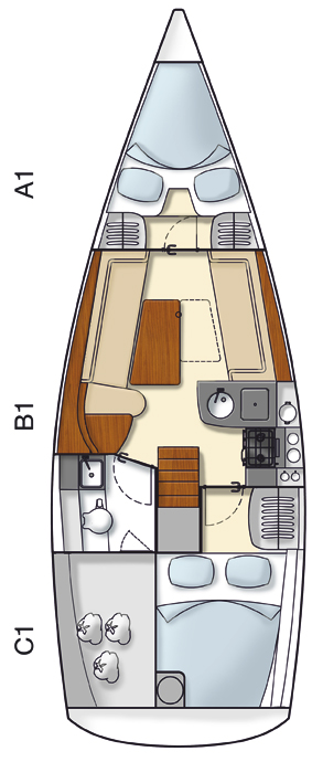 Hire Sailboat Hanse with a boat licence