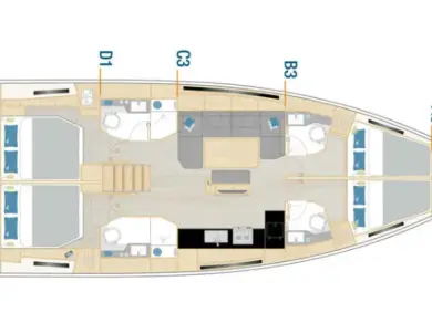 Sailboat hire in Lávrio - Hanse Hanse 460