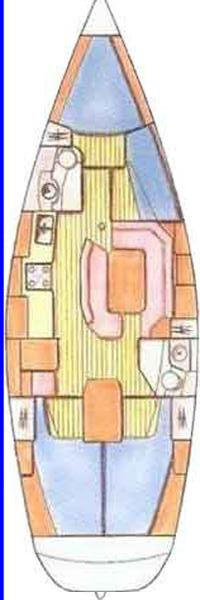 Hire Sailboat Jeanneau with a boat licence