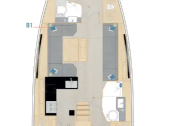 Hanse Hanse 410 charter bareboat or skippered in  Šibenik