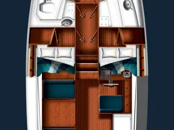 Sas Vektor Adria 1002 Vektor charter bareboat or skippered in  Sukošan