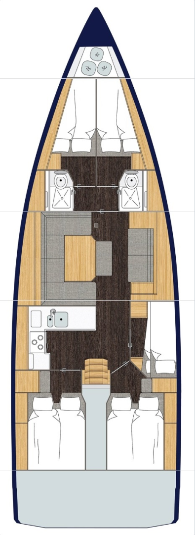 Hire Sailboat Bavaria with a boat licence