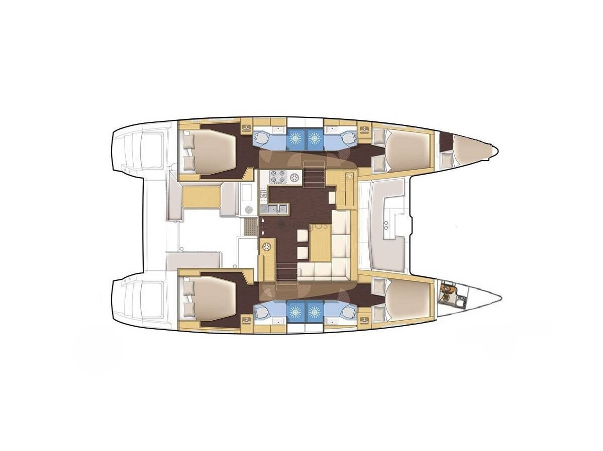 Hire Catamaran Lagoon with a boat licence