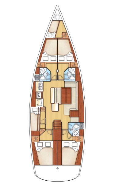 Charter a Bénéteau Oceanis 50 in Vlycho on Samboat