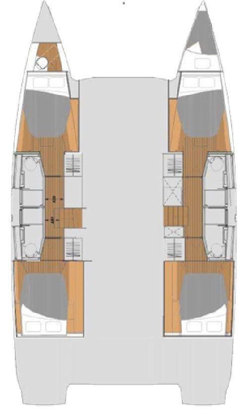 Fountaine Pajot Elba 45 charter bareboat or skippered in  Fethiye