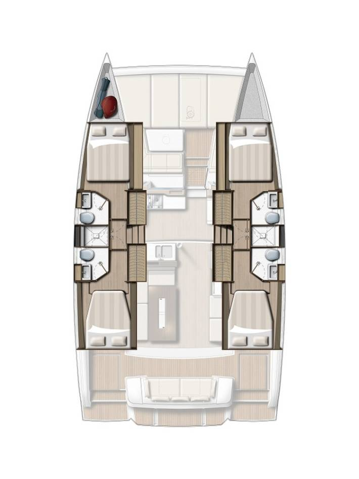 Catamaran hire in Pirovac - Bali Bali 4.2