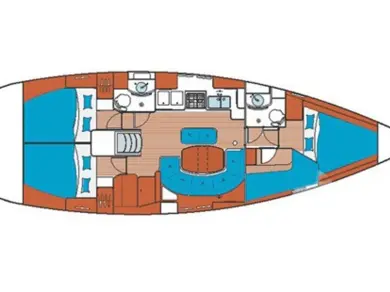 Hire Sailboat Bénéteau with a boat licence