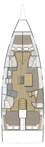 Hire Sailboat Bénéteau with a boat licence