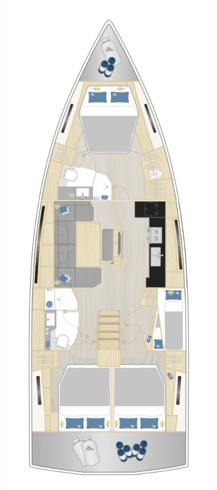 Hire a Hanse Hanse 460 Šibenik