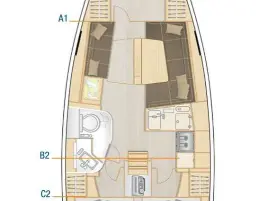 Sailboat hire in Seget Donji - Hanse Hanse 388