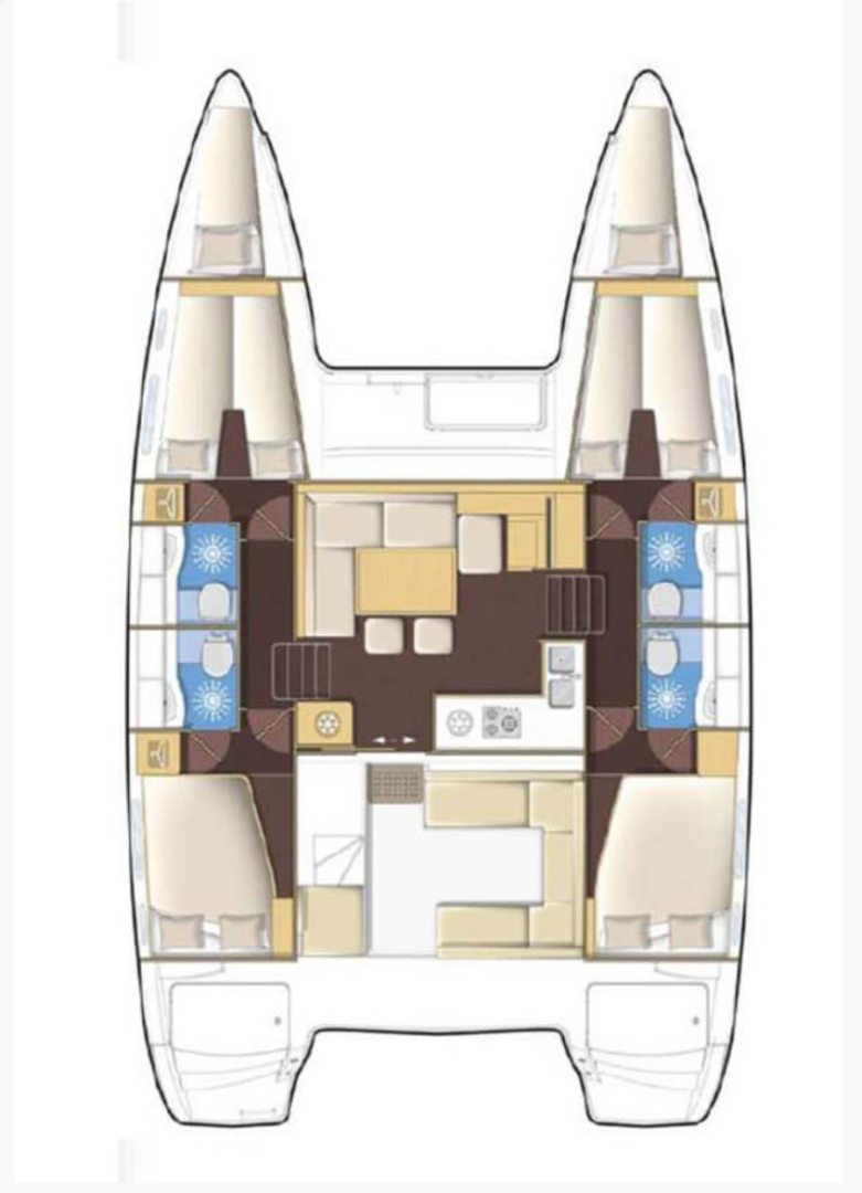 Lagoon Lagoon 400 S2 charter bareboat or skippered in  Fethiye