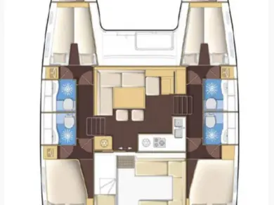 Lagoon Lagoon 400 S2 charter bareboat or skippered in  Fethiye