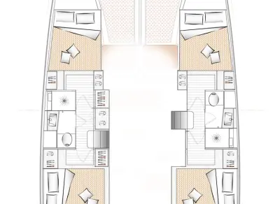 Hire Catamaran Excess with a boat licence